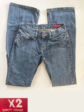 Vintage Express X2 Low Rise Bootcut Jeans | Medium Blue Denim | Size 0